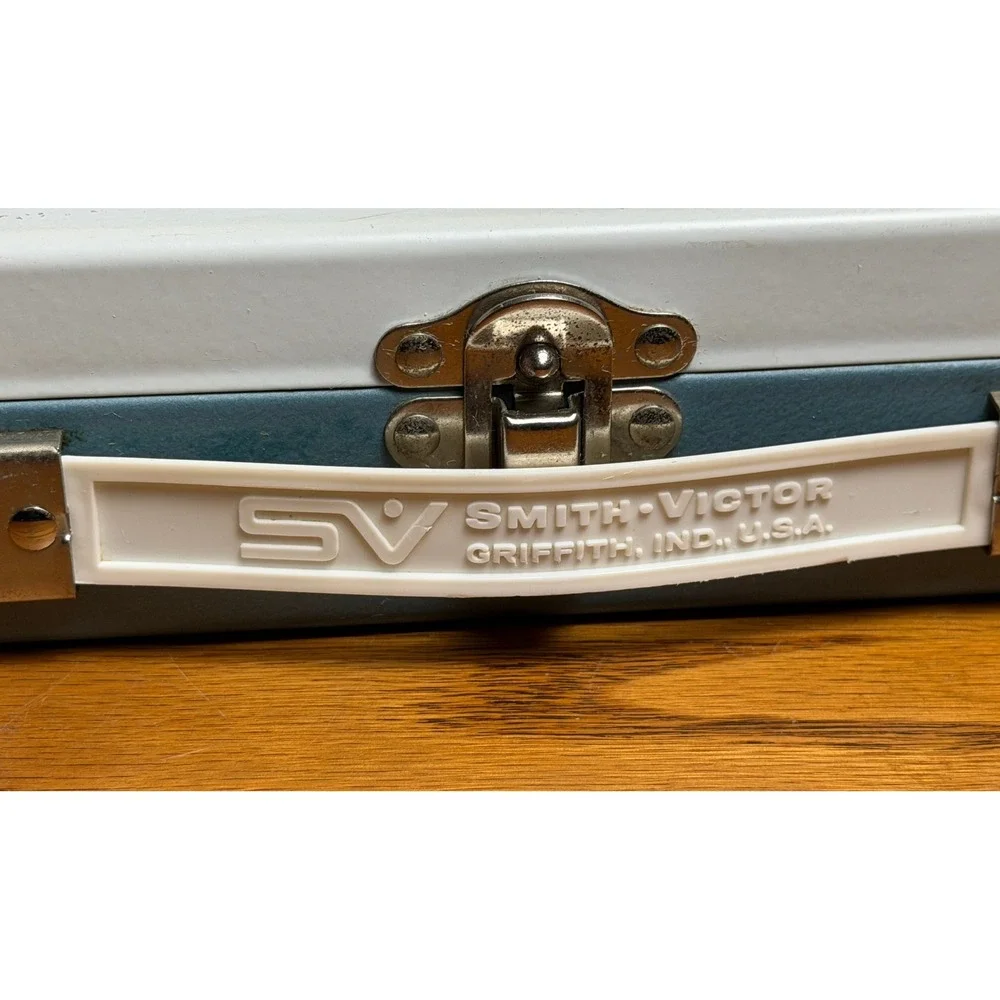 Vintage Smith-Victor Metal Slide Storage Case - w/47 35mm slides, from 1969+